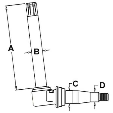 Aftermarket New Fits John Deere Spindle 1020 1520 2020 2030 2040 2640 High Knee AR67416